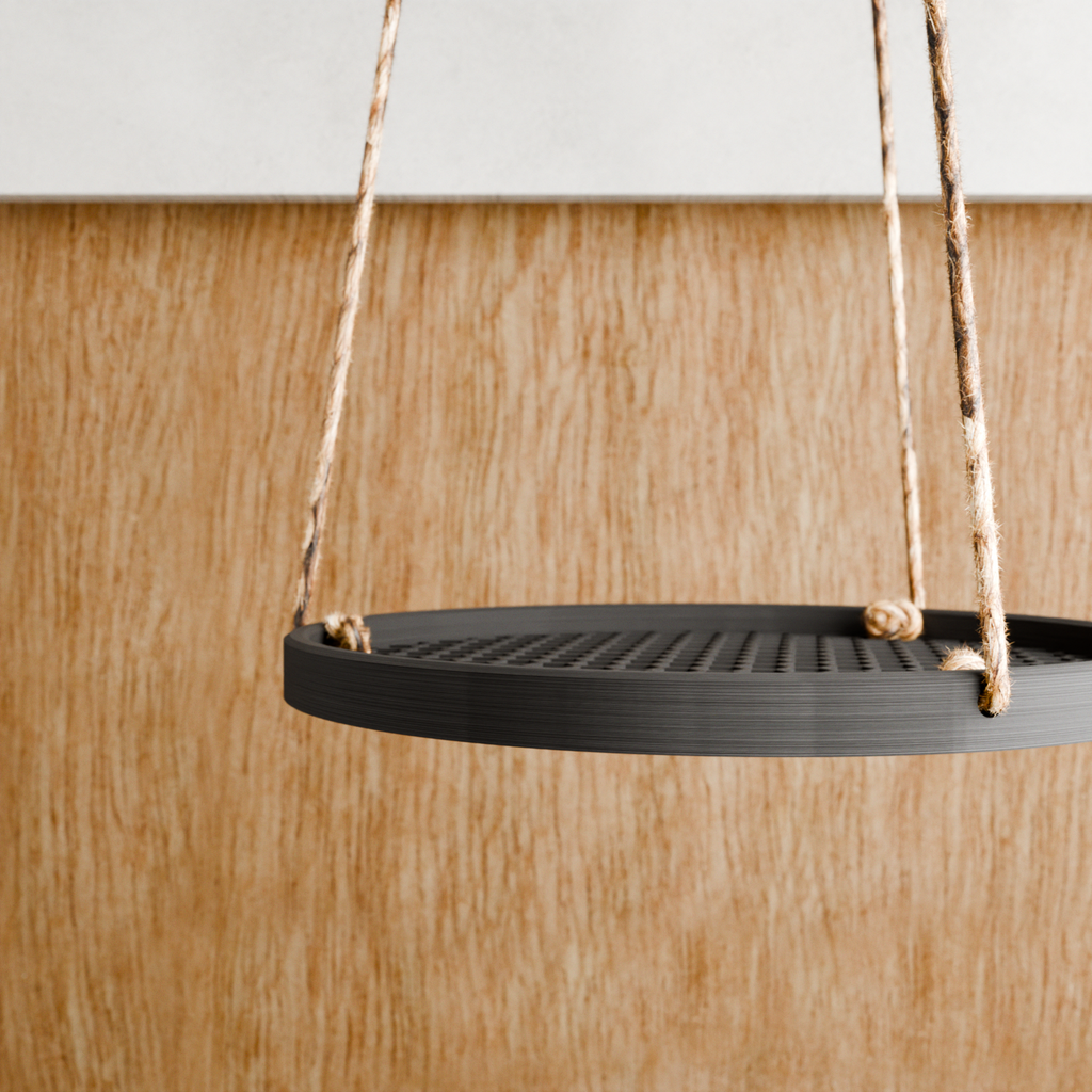 Hanging Plant Pot Tray | Honeycomb